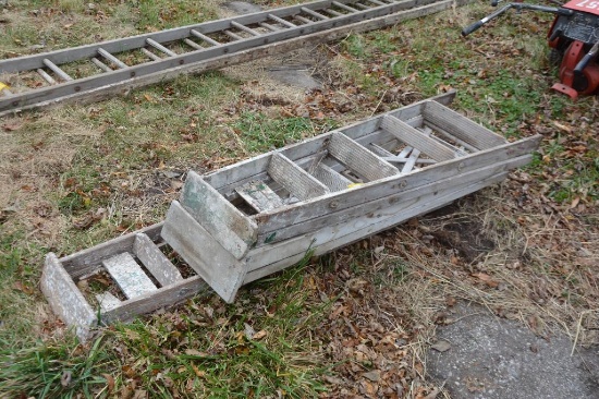 (3) Wooden Step Ladders