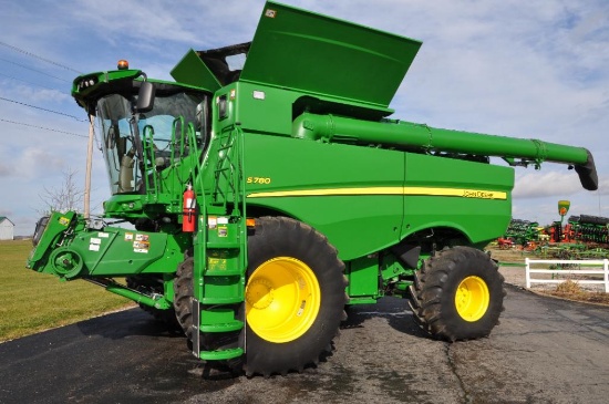 2020 John Deere S780 4wd combine