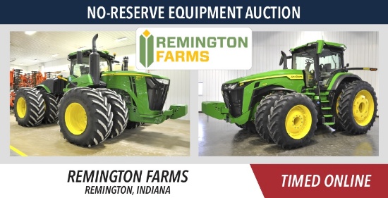 No-Reserve Equipment Auction - Remington Farms
