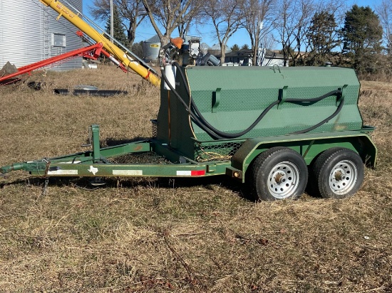 2011 East Texas 600 gal. fuel trailer