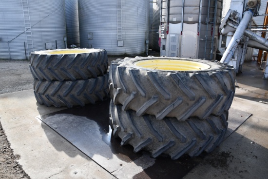 (4) 620/70R46 tires on 12-bolt rims