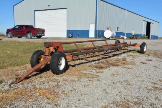 Shop built 22' head cart