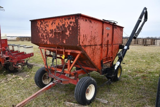 Farm King gravity wagon w/ J&M 6" seed auger