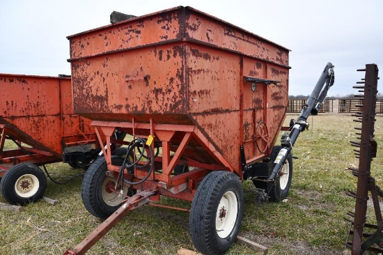 Bushnell gravity wagon w/ J&M 6" seed auger