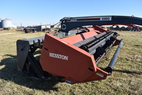 Hesston 1160 Hyrdo-Swing 12' mower conditioner