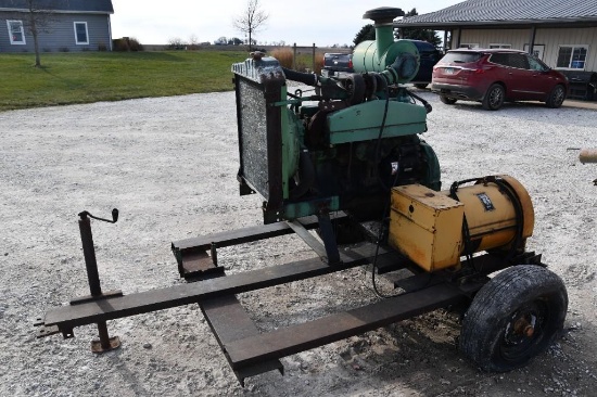 John Deere portable irrigation pump
