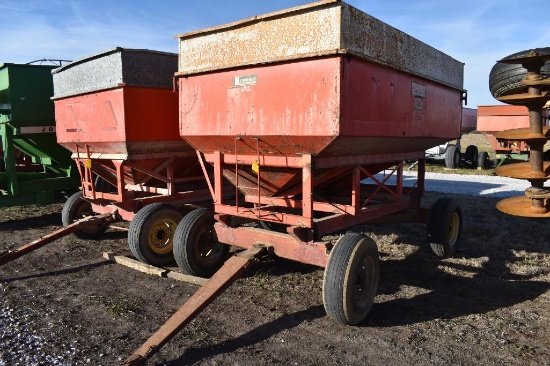 Ficklin 185 gravity wagon on running gear