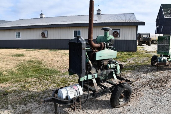 John Deere portable irrigation pump