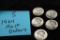 $2.50 FACE VALUE 1964 KENNEDY HALF DOLLARS