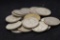 $10.00 FACE VALUE FRANKLIN HALF DOLLARS