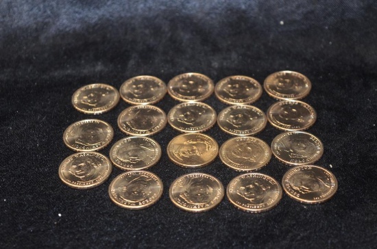 (19) GEORGE WASHINGTON $1.00 COINS