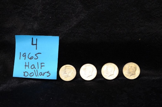$2.00 FACE VALUE 1965 KENNEDY HALF DOLLARS