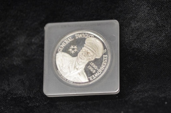 Dwight D Eisenhower President General Silver Medal Karen Worth
