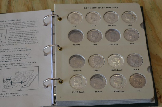 Kennedy Half Dollars in Book
