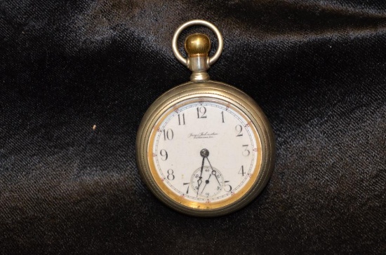 Jay Johnston Pittsfield, ILL pocket watch