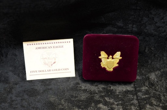 1990 AMERICAN EAGLE FIVE DOLLAR GOLD COIN