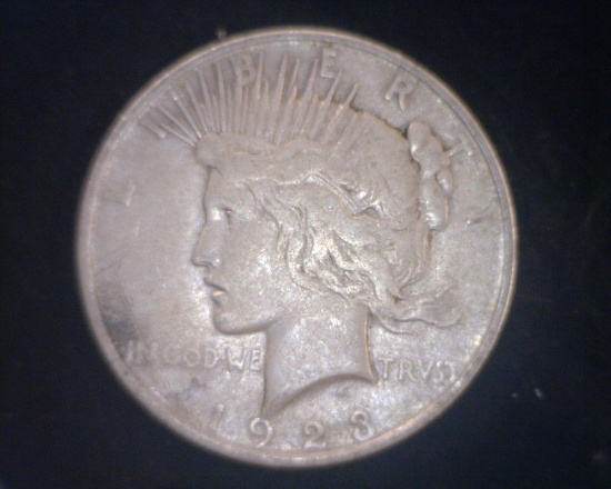 1923 PEACE SILVER DOLLAR