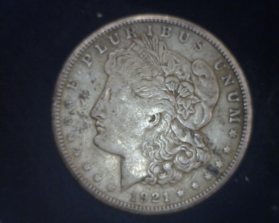 1921-S MORGAN SILVER DOLLAR