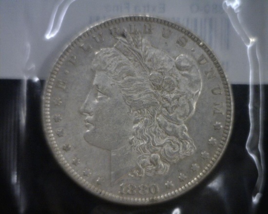 1880-O MORGAN SILVER DOLLAR