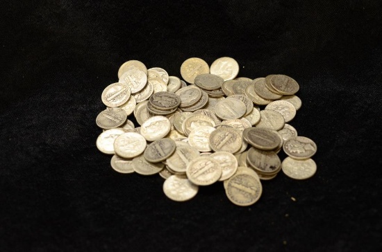 $10.00 FACE VALUE MIXED SILVER DIMES
