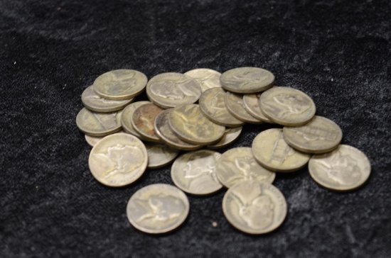 (25) 1942-1945 JEFFERSON NICKELS
