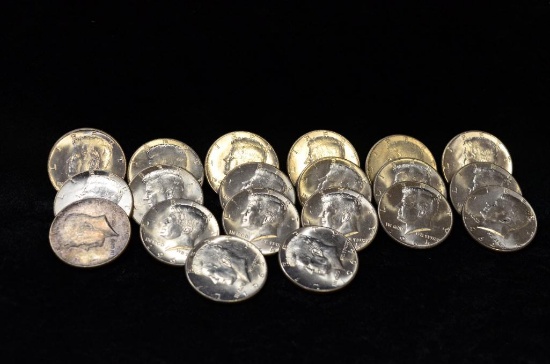 $10.00 FACE VALUE 1964 KENNEDY HALF DOLLARS