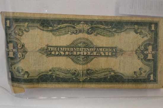 SERIES OF 1923 HORSE BLANKET ONE DOLLAR SILVER CERTIFICATE