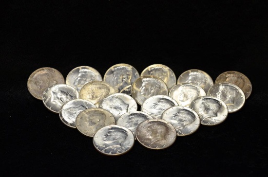$10.00 FACE VALUE 1964 KENNEDY HALF DOLLARS