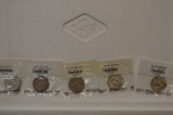 (5) FRANKLIN HALF DOLLARS