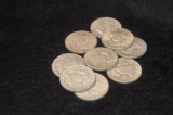 $4.50 FACE VALUE FRANKLIN HALF DOLLARS