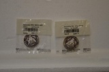 2008 & 1998 SILVER KENNEDY HALF DOLLAR