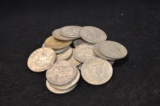 $9.00 FACE VALUE FRANKLIN HALF DOLLARS