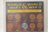 WORLD WAR WAR 1 & 2 PENNY COLLECTION