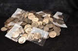$128.00 FACE VALUE KENNEDY CLAD HALF DOLLARS