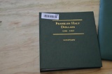 (28) Franklin Half Dollars & Partial Book