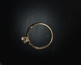Cubic Zirconia Ring size 5 1/2 Weighs 1.23 Grams