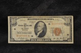 TEN DOLLAR FEDERAL BANK OF ST LOUIS BANK NOTE