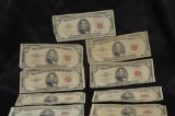 (9) FIVE DOLLAR RED SEAL NOTES