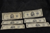 (6) FIVE DOLLAR SILVER CERTIFICATES