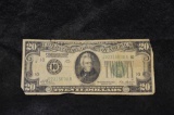 SERIES OF 1928 TWENTY DOLLAR BILL