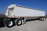 1996 Neville Built 36' steel hopper bottom trailer