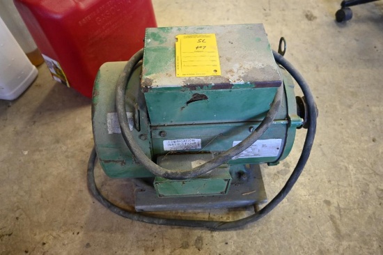 5 hp singe phase elec. motor