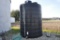 3,000 gal. poly vertical tank