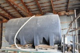 2,200 gal. poly horizontal tank