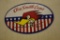 Clay Smith Cams single sided embossed tin sign 