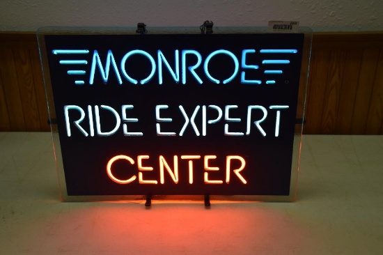 Monroe (Ride Expert Center) neon-electriglass advertising sign