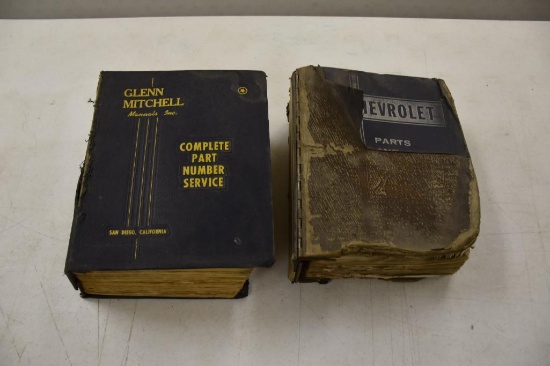 (2) Chevrolet parts manuals