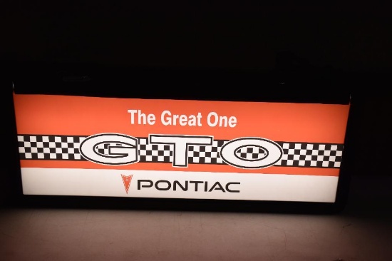Pontiac GTO (The Great One) Light Up Sign