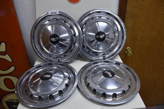 (4) 1957 Chevy Hubcaps