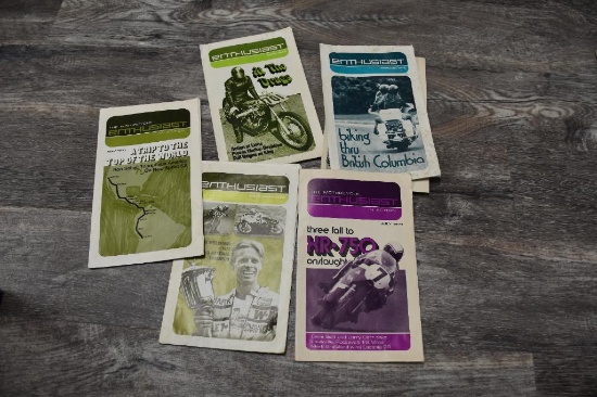 1970's (The Motorcycle Enthusiast) magazines